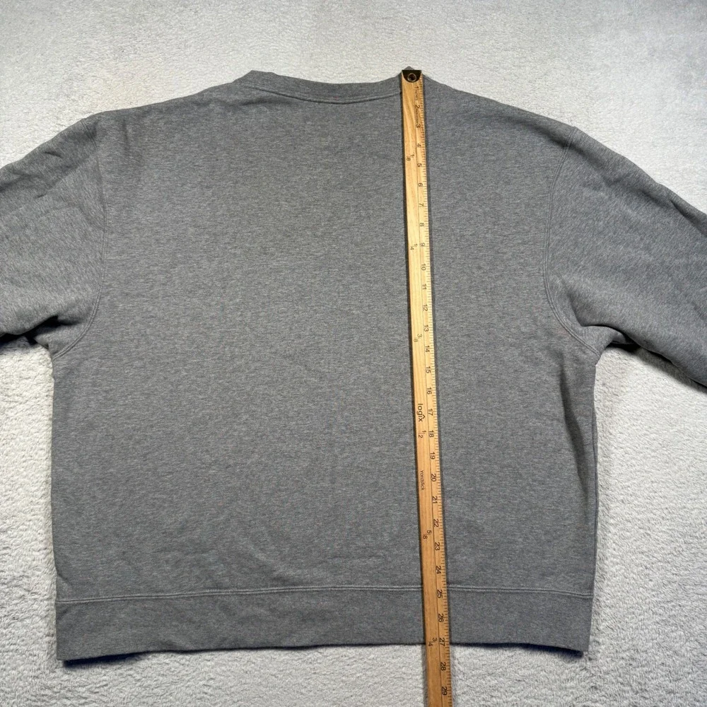 Jordan Sweatshirt Men XL Grey Essentials Fleece Crewneck DN7954-091 Jumpman Logo